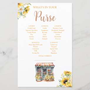 Sunflowers She's Off The Market Purse Game