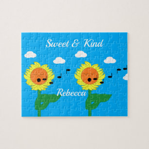 Sunflowers Singing Jigsaw Puzzle