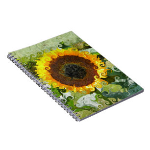 SUNFLOWERS SPIRAL NOTEBOOK