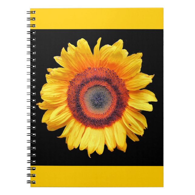 SUNFLOWERS SPIRAL NOTEBOOK (Front)