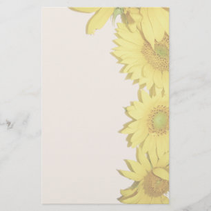 Sunflowers Stationery
