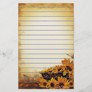 Sunflowers Stationery