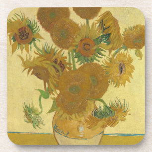 Sunflowers, Still Life Oil Painting, Van Gogh Coaster