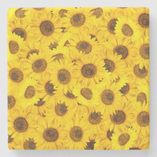 Sunflowers Stone Coaster