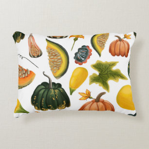 Sunflowers Summer: Vintage Watercolor Pattern Decorative Cushion