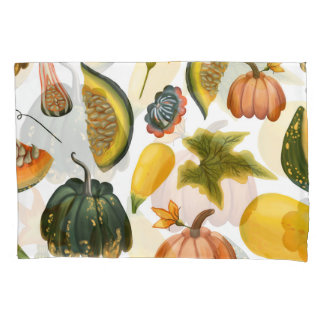 Sunflowers Summer: Vintage Watercolor Pattern Pillowcase