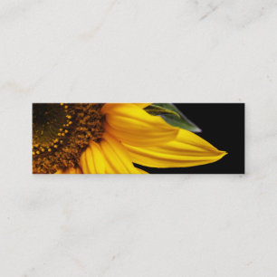 Sunflowers - Sunflower Customised Template Blank Mini Business Card