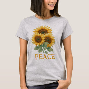 Sunflowers symbol of Peace T-Shirt
