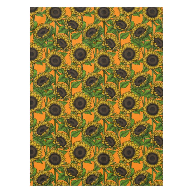 Sunflowers Tablecloth (Front)