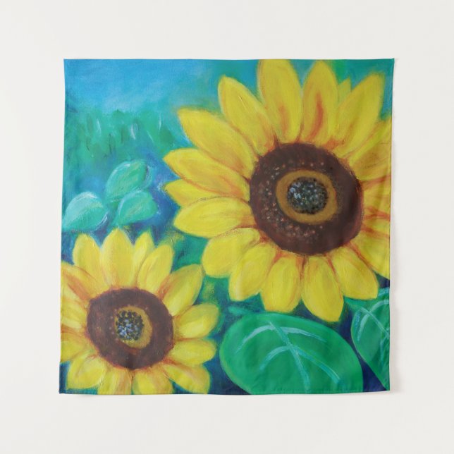 Sunflowers Tapestry (Front)
