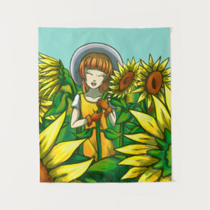 Sunflowers Tapestry