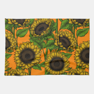 Sunflowers Tea Towel