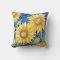 "Sunflowers" Throw Pillow