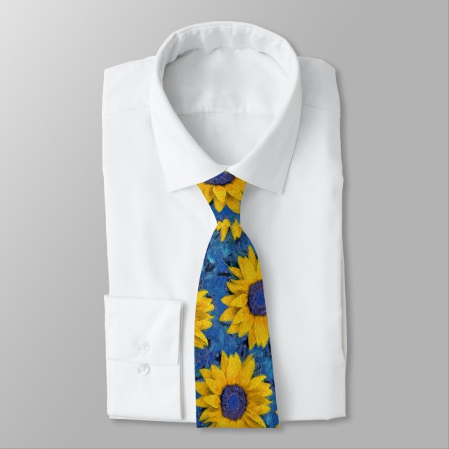 Sunflowers Tie (Tied)