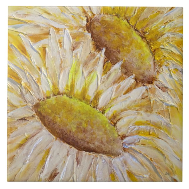 Sunflowers  tile (Front)