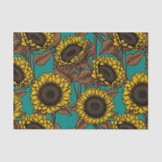 Sunflowers Tissue Paper (Front)