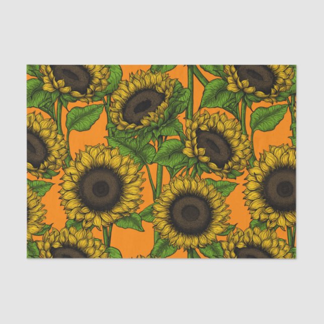 Sunflowers Tissue Paper (Front)