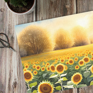 Sunflowers Tissue Paper - Decoupage & Paper Crafts