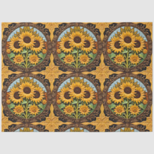 Sunflowers Trendy Beautiful Collection Tissue Paper
