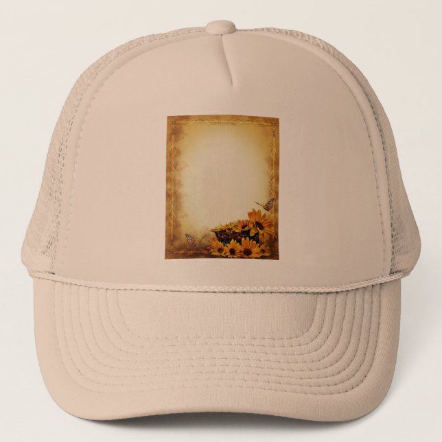 Sunflowers Trucker Hat (Front)