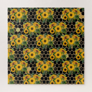 Sunflowers Turn Naturally Towards The Light Jigsaw Puzzle
