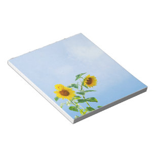 Sunflowers under Blue Sky   Notepad