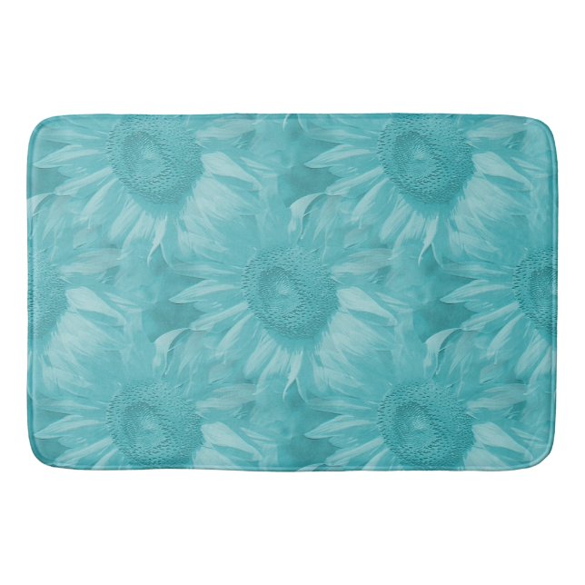 Sunflowers under the Sea... Bath Mat (Front)