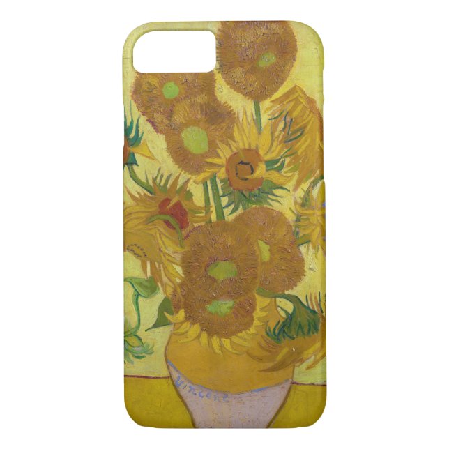 Sunflowers, Vincent van Gogh, 1889 Case-Mate iPhone Case (Back)