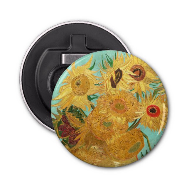 Sunflowers Vincent van Gogh   Bottle Opener (Front)