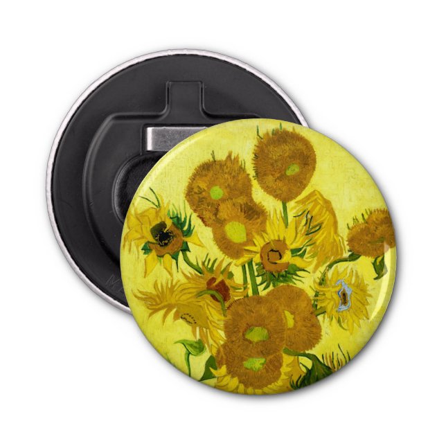 Sunflowers Vincent van Gogh   Bottle Opener (Front)