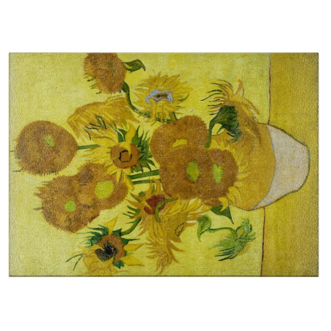 Sunflowers Vincent van Gogh    Cutting Board (Front)