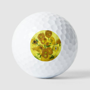 Sunflowers Vincent van Gogh    Golf Balls
