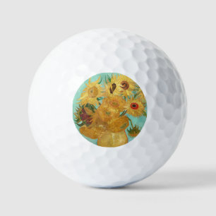 Sunflowers Vincent van Gogh Golf Balls