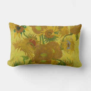 Sunflowers - Vincent van Gogh Lumbar Cushion