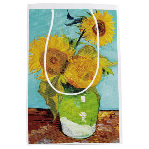 Sunflowers Vincent van Gogh Medium Gift Bag