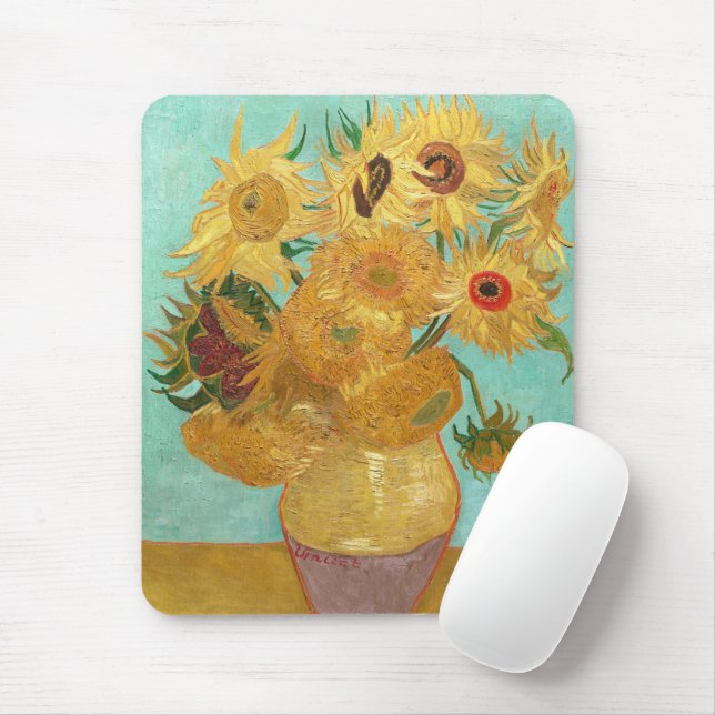 Sunflowers Vincent van Gogh     Mouse Pad (With Mouse)