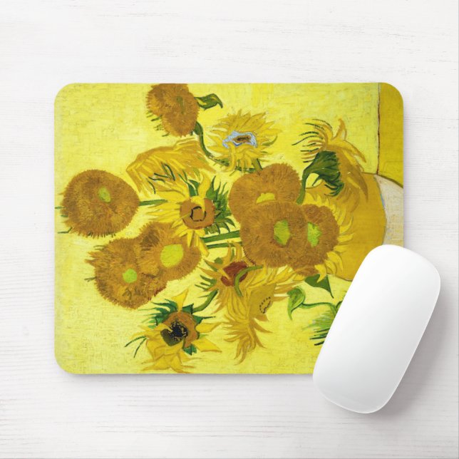 Sunflowers Vincent van Gogh    Mouse Pad (With Mouse)