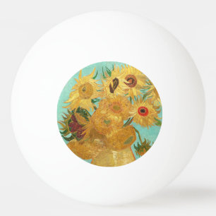 Sunflowers Vincent van Gogh Ping Pong Ball