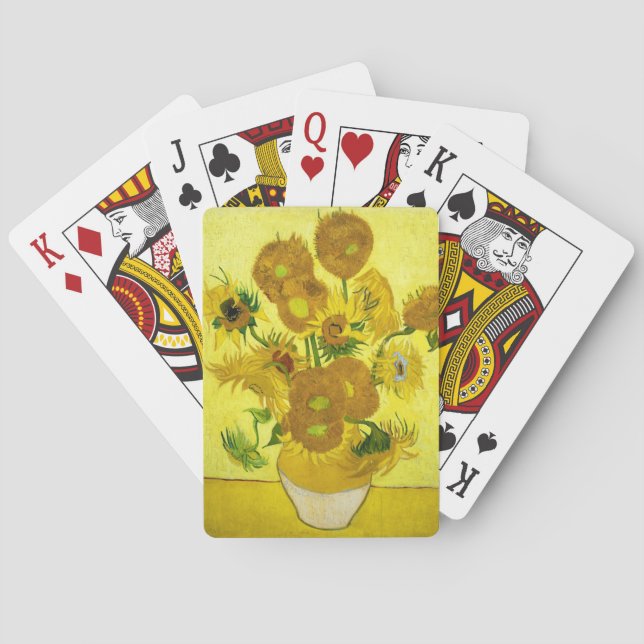 Sunflowers Vincent van Gogh     Playing Cards (Back)