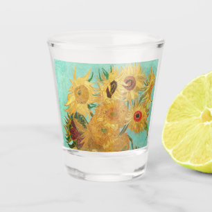 Sunflowers Vincent van Gogh Shot Glass