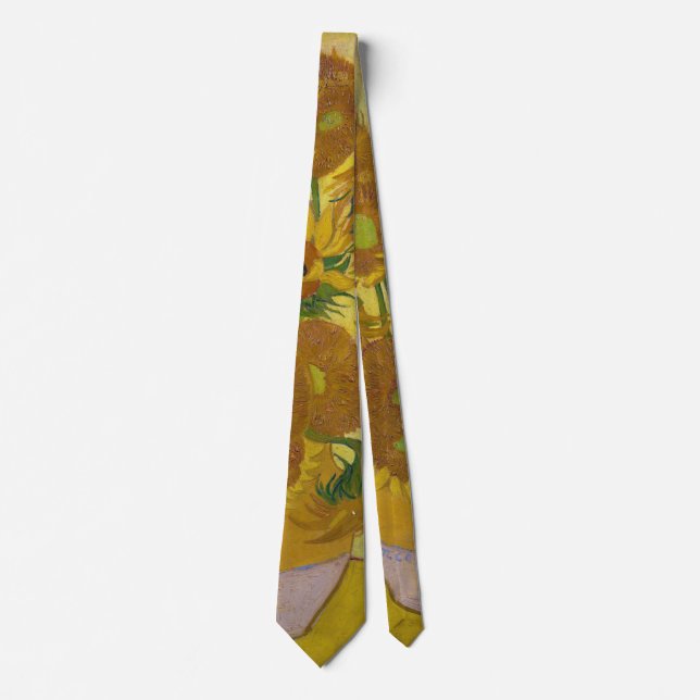 Sunflowers, Vincent van Gogh Tie (Front)