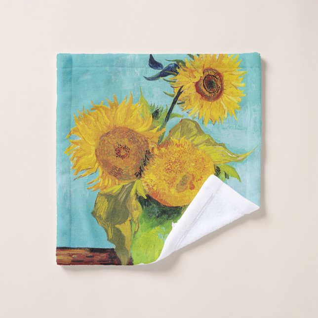 Sunflowers Vincent van Gogh  Wash Cloth (Wash Cloth)