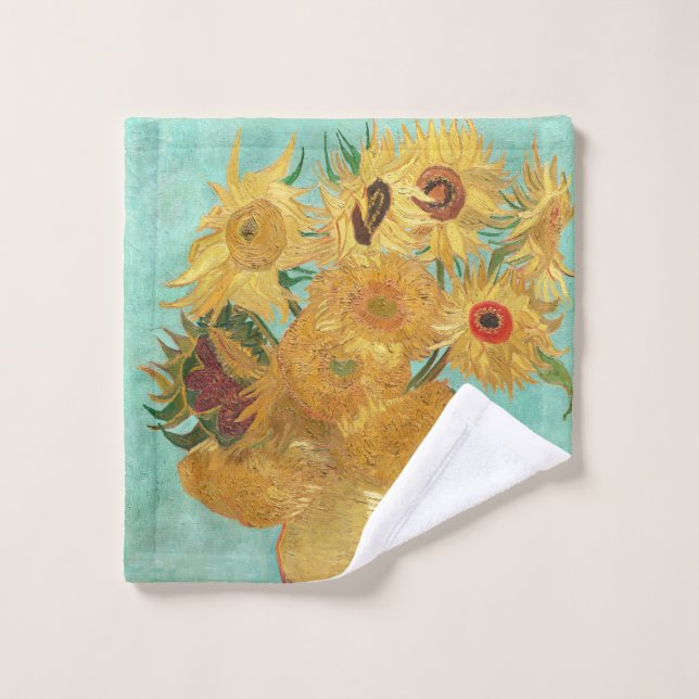 Sunflowers Vincent van Gogh     Wash Cloth (Wash Cloth)