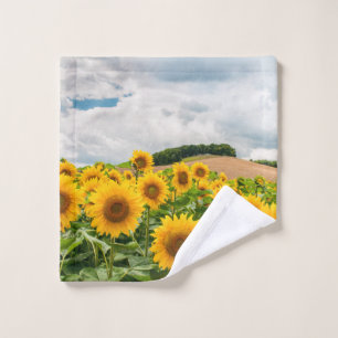 Sunflowers Wash Cloth
