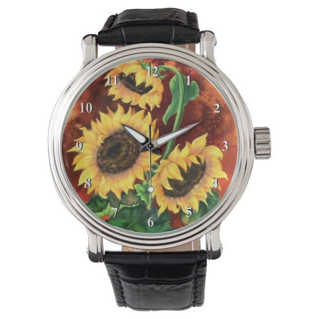 Sunflowers Watch (Front)