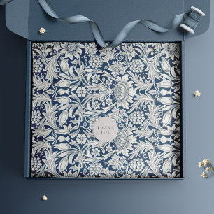 Sunflowers William Morris Purple Vintage Floral Tissue Paper