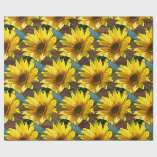 Sunflowers Wrapping Paper
