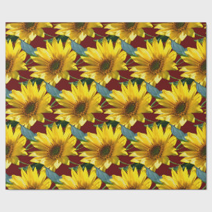 Sunflowers Wrapping Paper