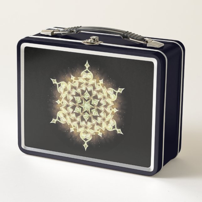Sunfrost Snowflake Metal Lunch Box (Front)