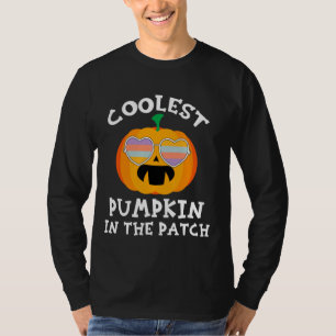 Sunglass Kids Coolest Pumpkin In The Patch Hallowe T-Shirt